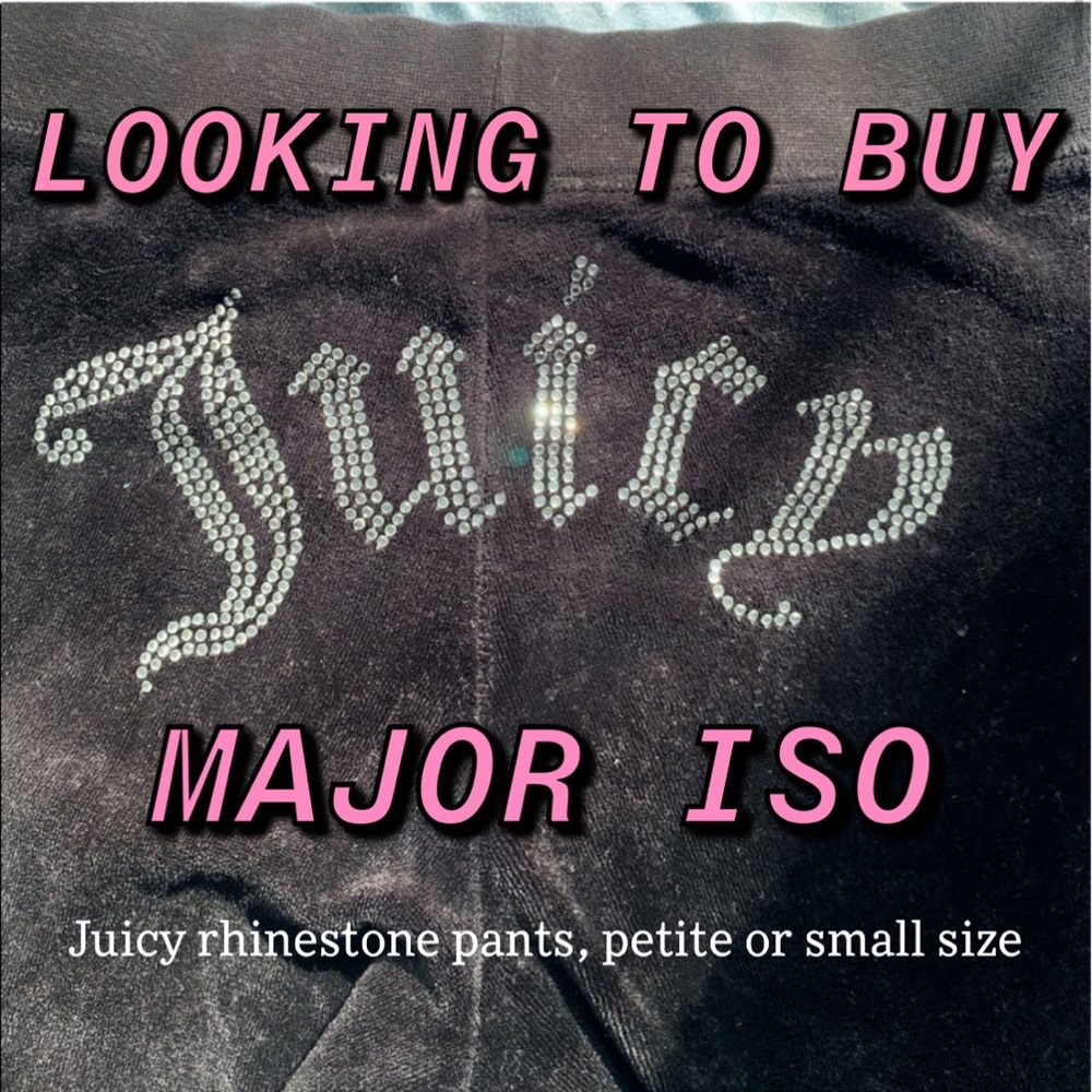 JUICY COUTURE RHINESTONE BUTT